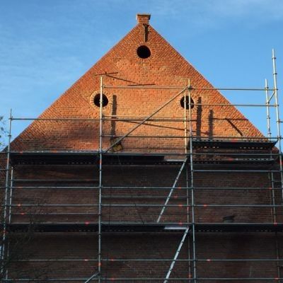 restauration des rampants de la Grange à Grez Doiceau