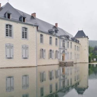 Restauration du château d'Annevoie 2020-2021 en Wallonie à Namur