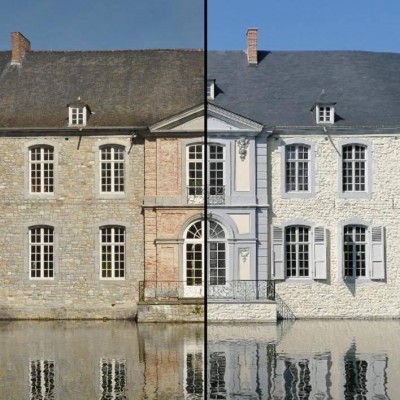 Restauration du patrimoine ( château d'Annevoie)