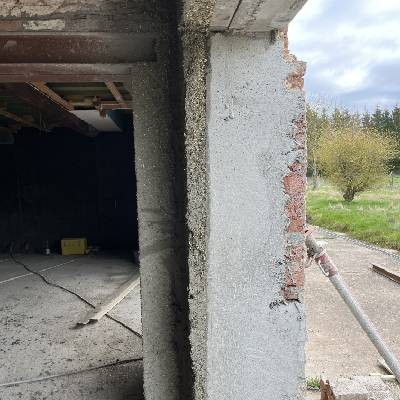 isolation des murs extérieurs d'une maison unifamiliale à Rochefort